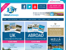 Tablet Screenshot of globalgetaways.co.uk